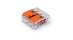 WAGO 3x2.5 connector, transparent